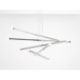 Lampa Glamour Tubo X 100cm Chrom Aldex - Elegancki Żyrandol