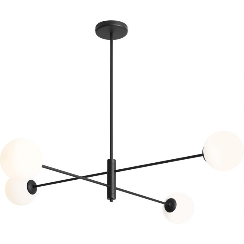 Lampa sufitowa szklane kule Homme Black IV | Aldex