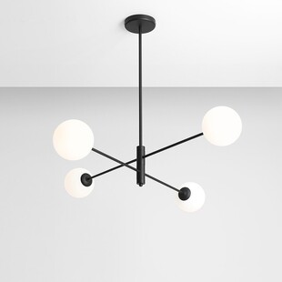 Lampa sufitowa szklane kule Homme Black IV | Aldex