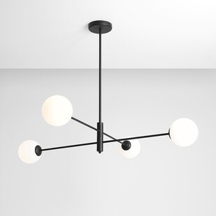 Lampa sufitowa szklane kule Homme Black IV | Aldex
