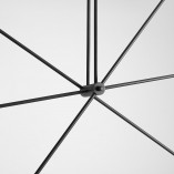 Lampa Sufitowa Ohio VI | Szklane Kule Biało-Czarna | Aldex