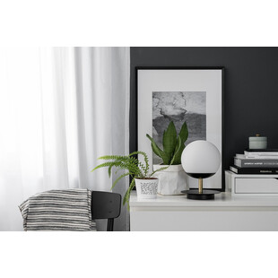 Lampa stołowa szklana kula Plaat | Ummo - Elegancki design