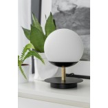 Lampa stołowa szklana kula Plaat | Ummo - Elegancki design