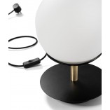 Lampa stołowa szklana kula Plaat | Ummo - Elegancki design