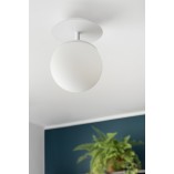 Plafon szklana kula Plaat C 20cm biały Ummo | Sklep z lampami