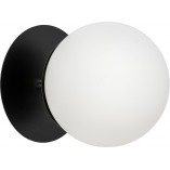 Plafon szklana kula Plaat C 20cm czarny - Ummo | Sklep z Lampami