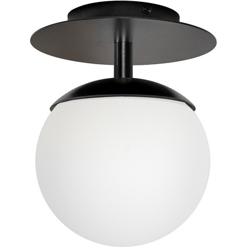 Plafon szklana kula Plaat C 20cm czarny - Ummo | Sklep z Lampami