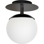 Plafon szklana kula Plaat C 20cm czarny - Ummo | Sklep z Lampami