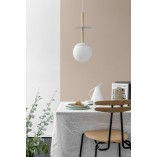 Lampa wisząca szklana Plaat 20cm | Ummo - Elegancki Design