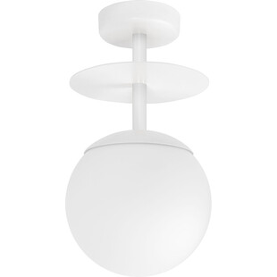 Lampa sufitowa szklana kula Plaat B biały marki Ummo