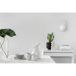 Kinkiet Hanea biały - designerska lampa z szklaną kulą | Ummo