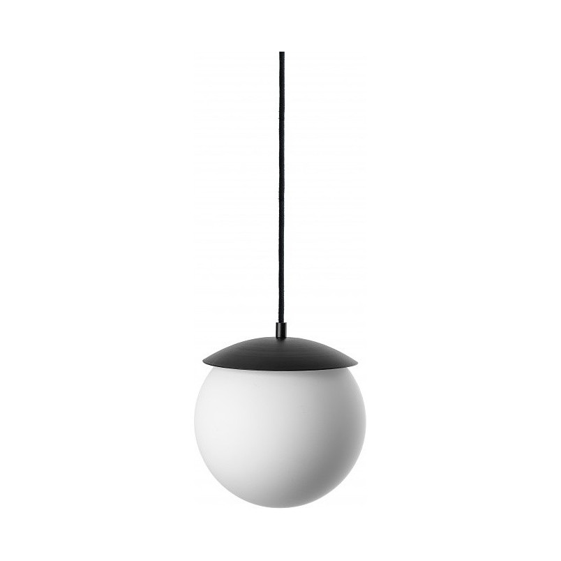 Lampa wisząca Kuul - szkło, czarno-biała | Ummo