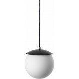 Lampa wisząca Kuul - szkło, czarno-biała | Ummo