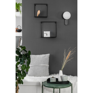 Kinkiet szklany Kuul 15cm biało-czarny Ummo | Sklep Lamp