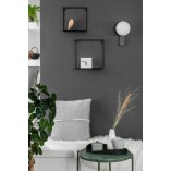 Kinkiet szklany Kuul 15cm biało-czarny Ummo | Sklep Lamp