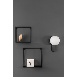Kinkiet szklany Kuul 15cm biało-czarny Ummo | Sklep Lamp