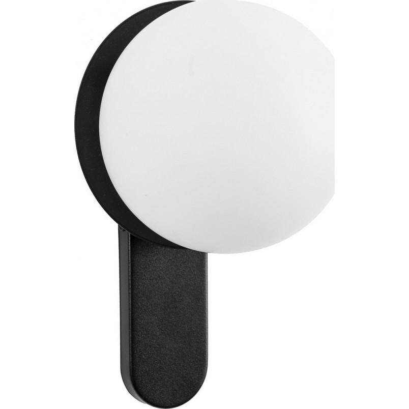 Kinkiet szklany Kuul 15cm biało-czarny Ummo | Sklep Lamp