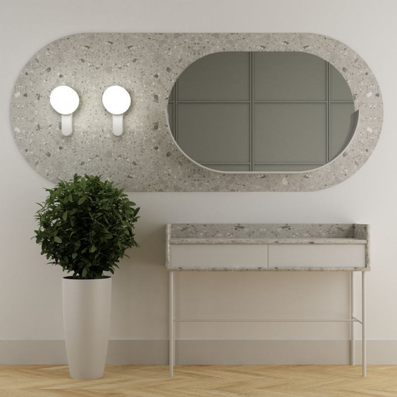 Kinkiet szklany Kuul 15cm biały Ummo - Eleganckie oświetlenie