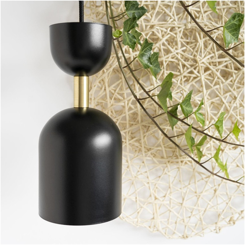 Lampa wisząca Supuru czarno-miedziana | Ummo - Design i jakość