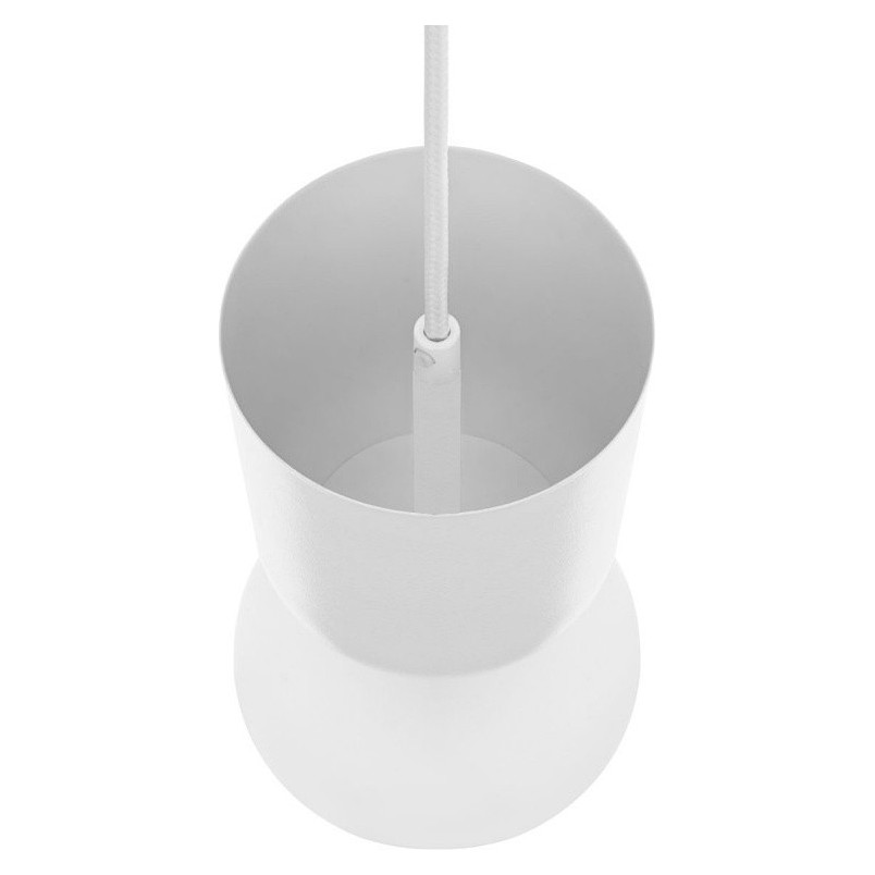 Lampa wisząca Luoti - szklana kula 15cm, biała | Ummo