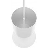 Lampa wisząca Luoti - szklana kula 15cm, biała | Ummo