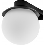 Plafon szklany Kuul 50cm | Biało-czarny Ummo - Kup Teraz!