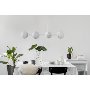 Lampa wisząca szklane kule Kop 120 biała marki Ummo