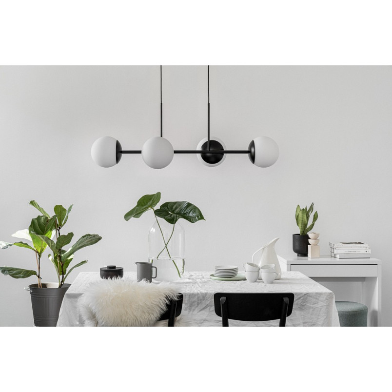 Lampa wisząca szklane kule Kop IV | Ummo - Elegancki design