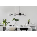 Lampa wisząca szklane kule Kop IV | Ummo - Elegancki design