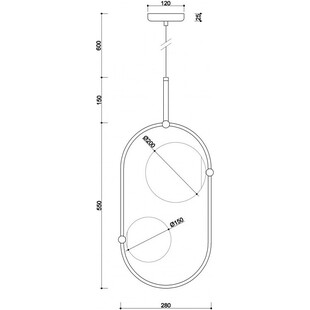 Lampa wisząca biała Koban - szkło Ummo | Kup teraz!