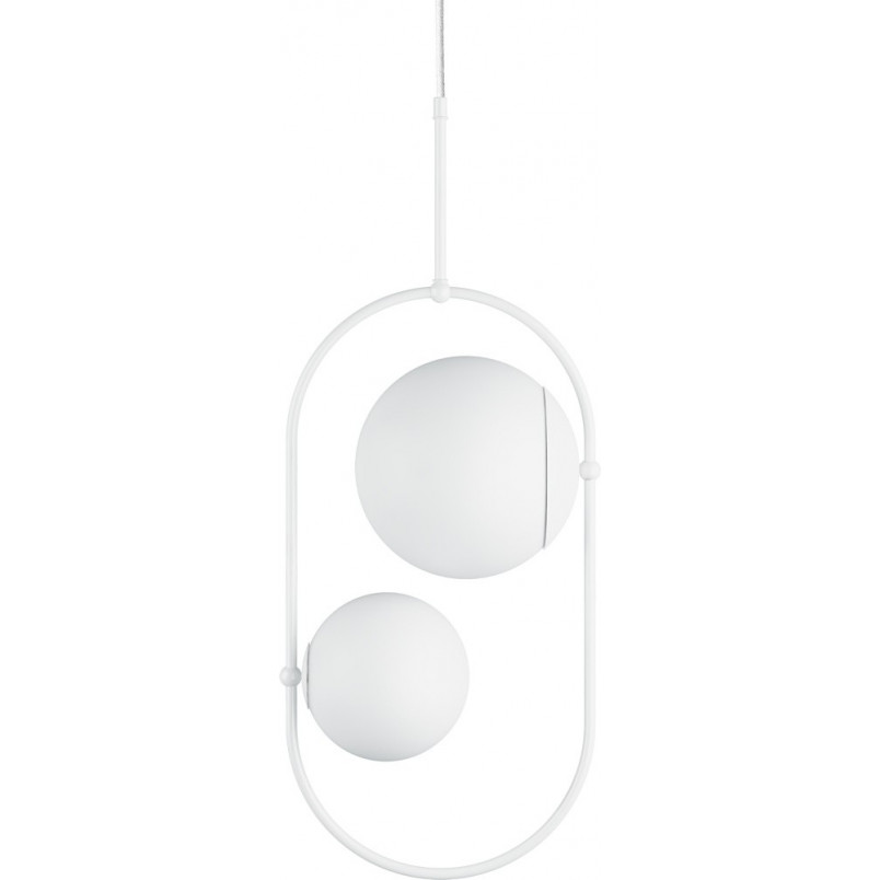 Lampa wisząca biała Koban - szkło Ummo | Kup teraz!