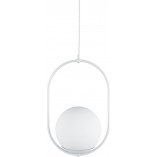 Lampa wisząca Koban - szklane kule, biały kolor | Ummo