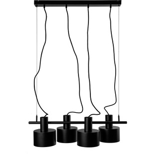 Lampa wisząca loft Enkel IV czarna marki Ummo