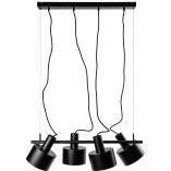 Lampa Loftowa Enkel IV | Czarna, Metalowa | Ummo