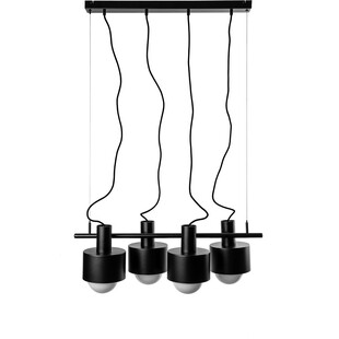 Lampa Loftowa Enkel IV | Czarna, Metalowa | Ummo