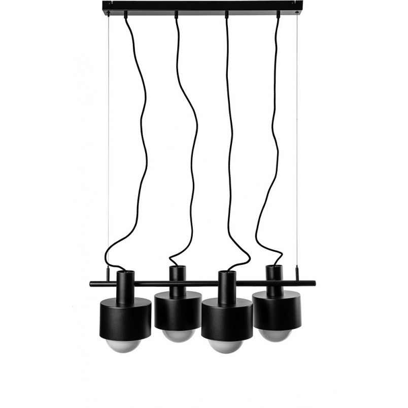 Lampa Loftowa Enkel IV | Czarna, Metalowa | Ummo