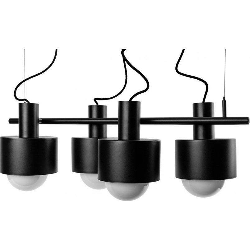 Lampa Loftowa Enkel IV | Czarna, Metalowa | Ummo