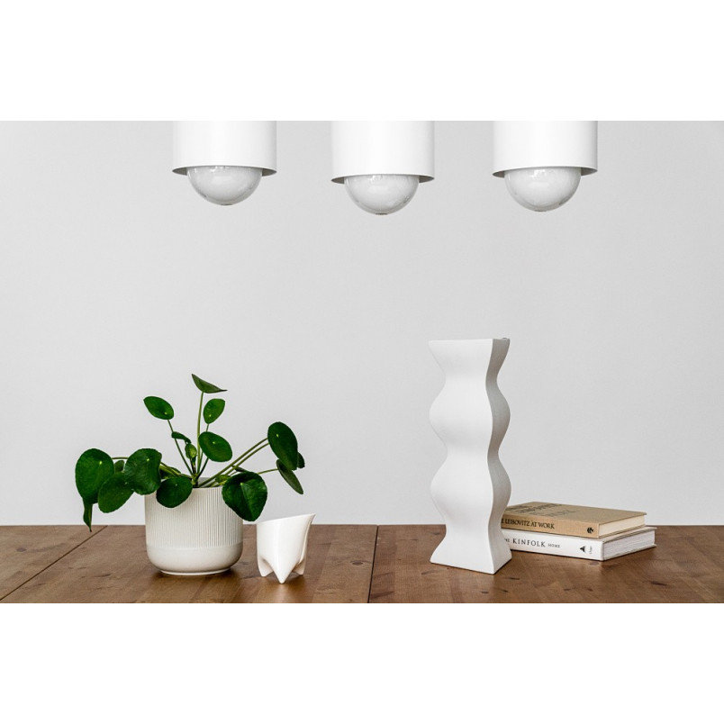 Lampa wisząca Enkel III biała | Skandynawski design Ummo