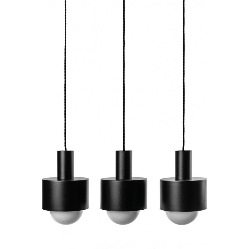 Lampa Wisząca Czarna Loft Enkel III | Ummo - Sklep Lamp