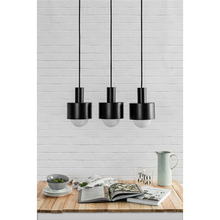 Lampa Wisząca Czarna Loft Enkel III | Ummo - Sklep Lamp