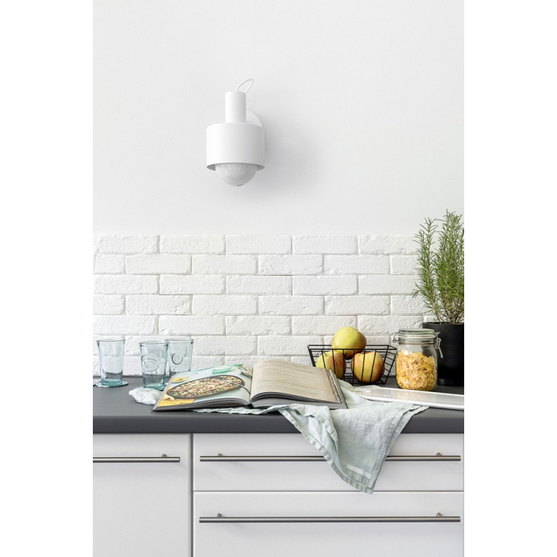 Kinkiet loft Enkel biały Ummo - Skandynawski design
