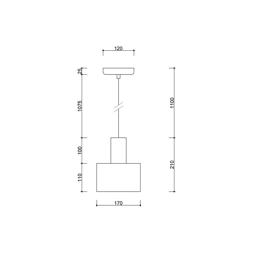 Lampa wisząca loft Enkel biała | Ummo | Sklep z lampami