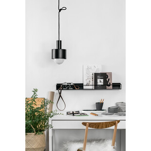 Lampa wisząca loft Enkel czarna - Ummo | Styl industrialny