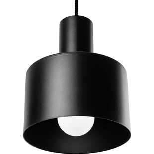 Lampa wisząca loft Enkel czarna - Ummo | Styl industrialny