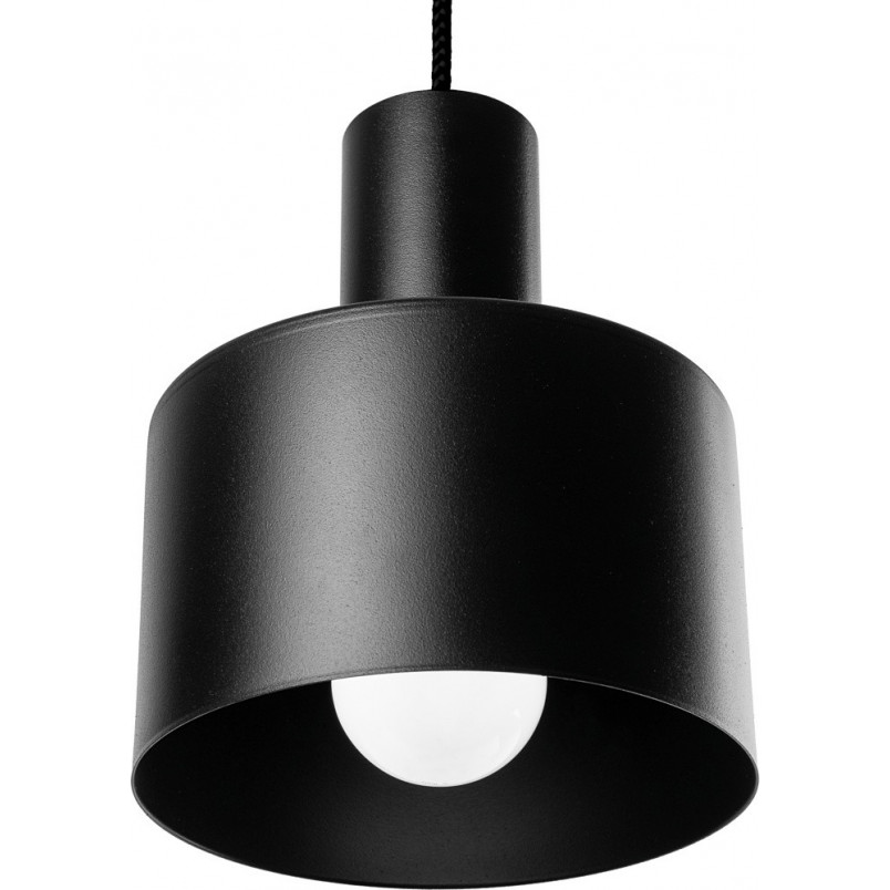 Lampa wisząca loft Enkel czarna - Ummo | Styl industrialny