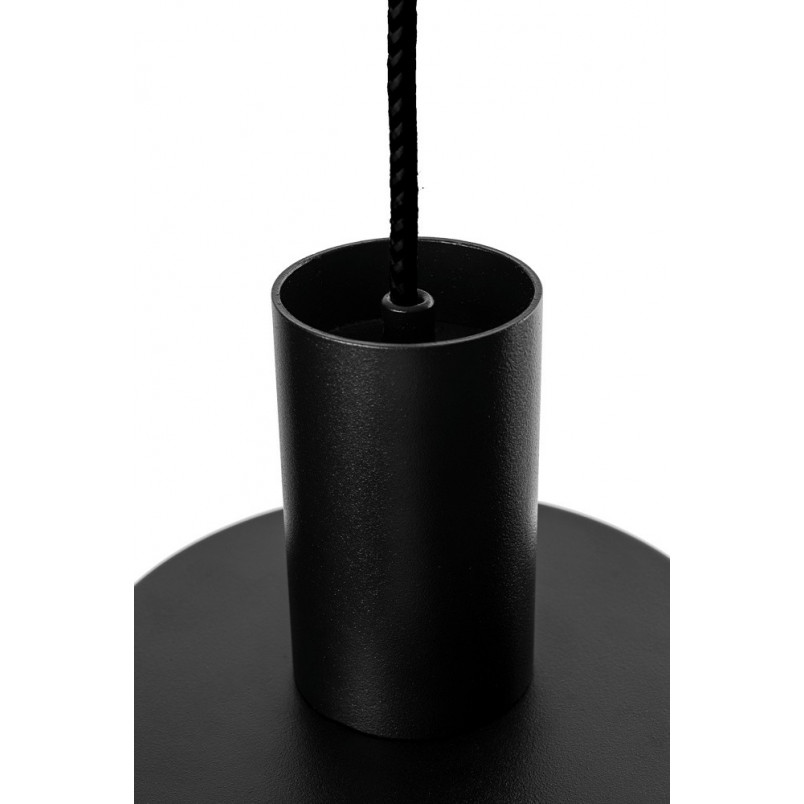 Lampa wisząca loft Enkel czarna - Ummo | Styl industrialny