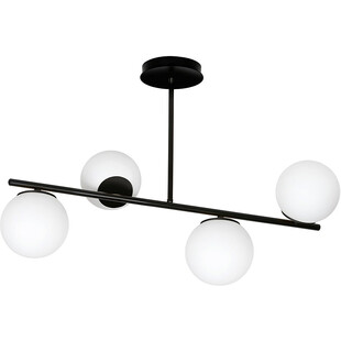 Lampa sufitowa kule szklane Bior IV biało-czarna marki Emibig