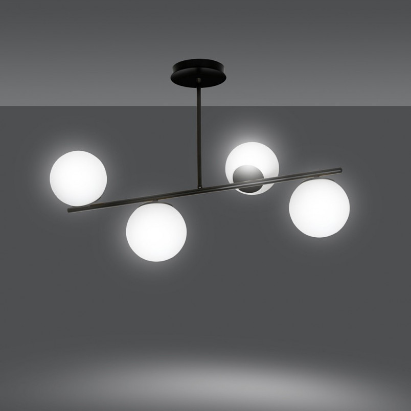 Lampa Sufitowa Kule Szklane Bior IV | Emibig - Nowoczesne Oświetlenie