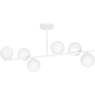 Lampa sufitowa kule szklane Bior VI biała marki Emibig