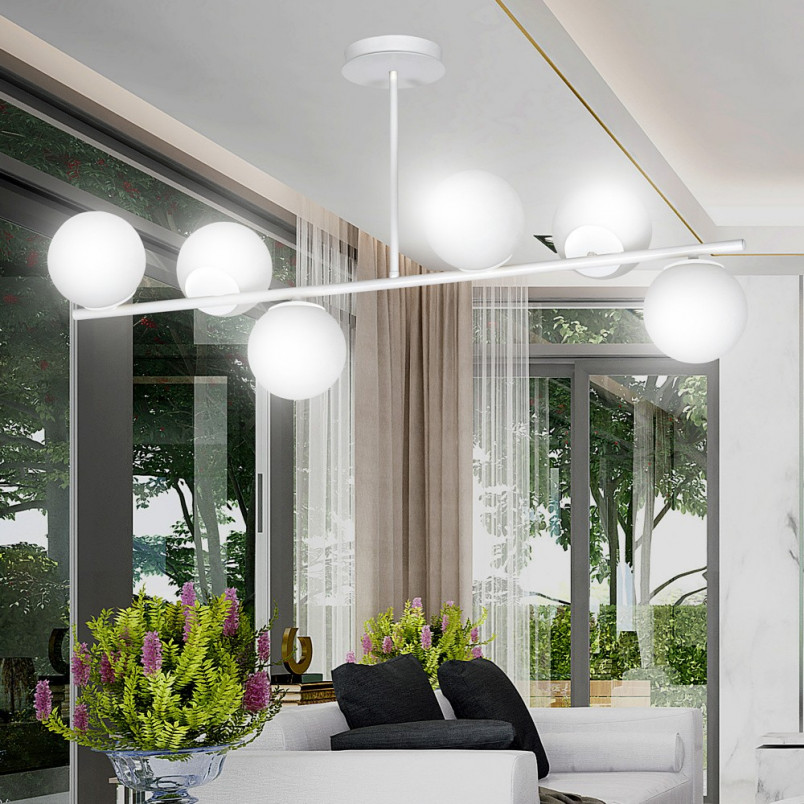 Lampa Sufitowa Kule Szklane Bior VI 100cm - Emibig | Sklep z Lampami